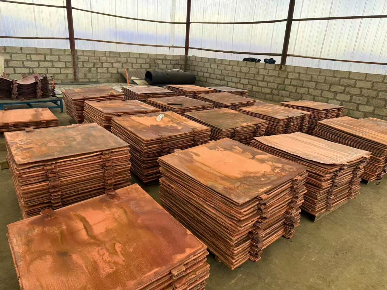 Copper cathode sheets